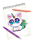 Switcheroo Sparkle Glittery Color Changing Markers - Set of 12
