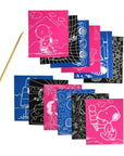 OOLY x Peanuts Scratch Art Kit