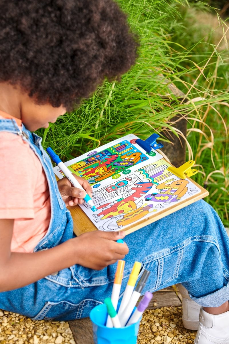 Colortopia Color By Number Paint Marker Kit - Epic Adventures