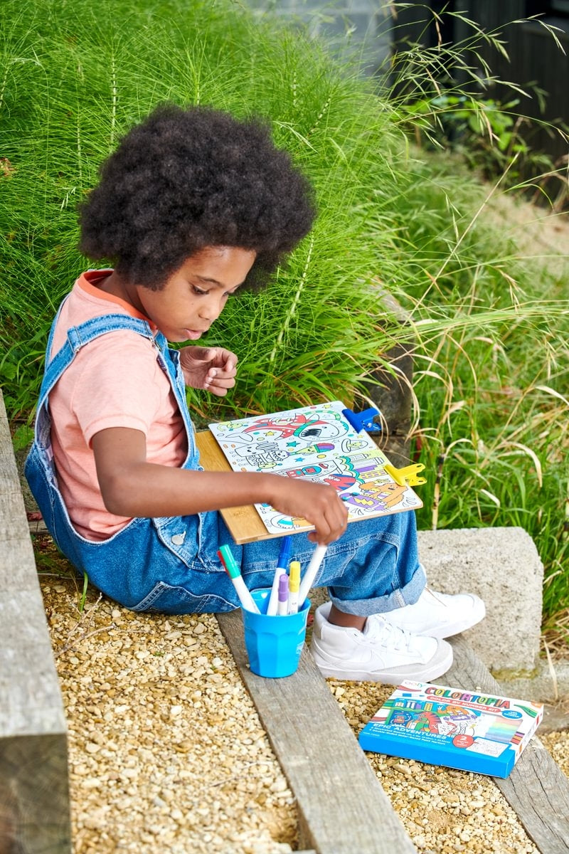 Colortopia Color By Number Paint Marker Kit - Epic Adventures