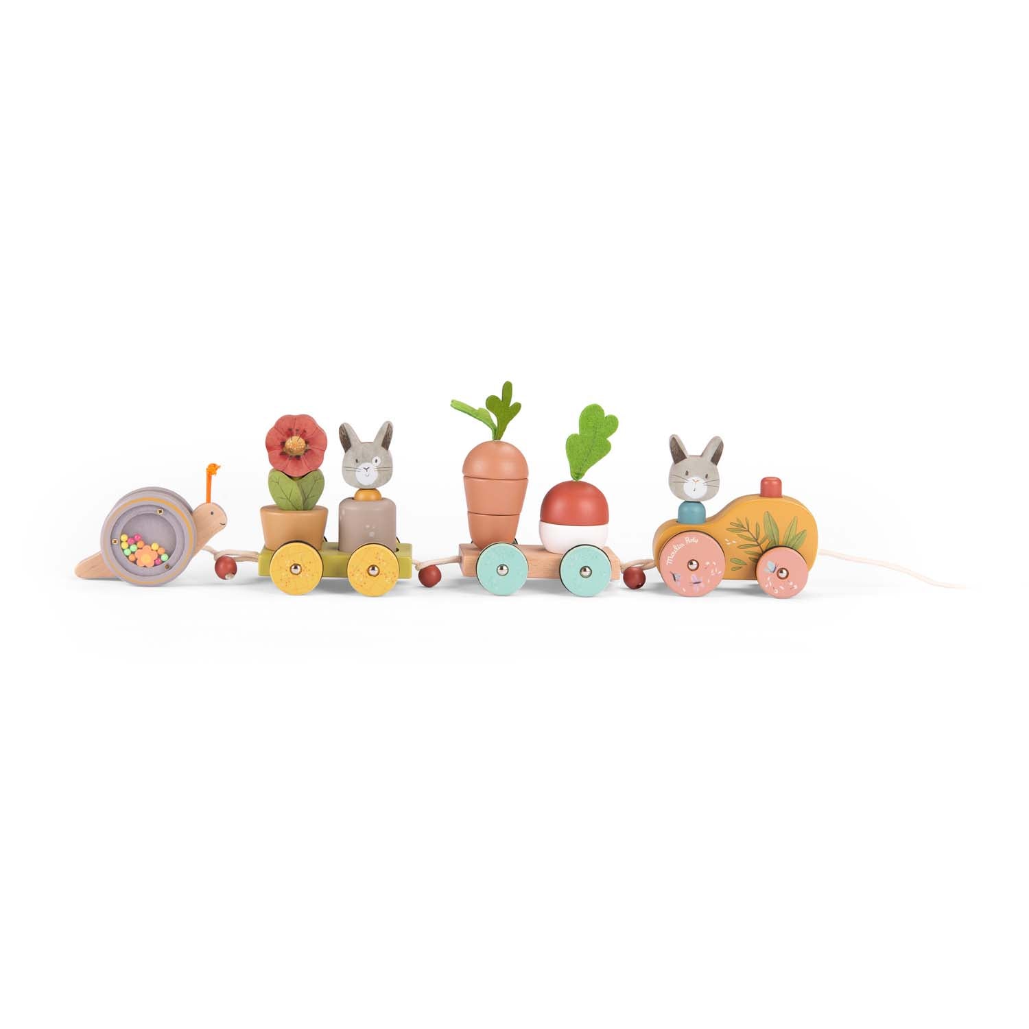 Trois Petits Lapins Pull-along Activity Train