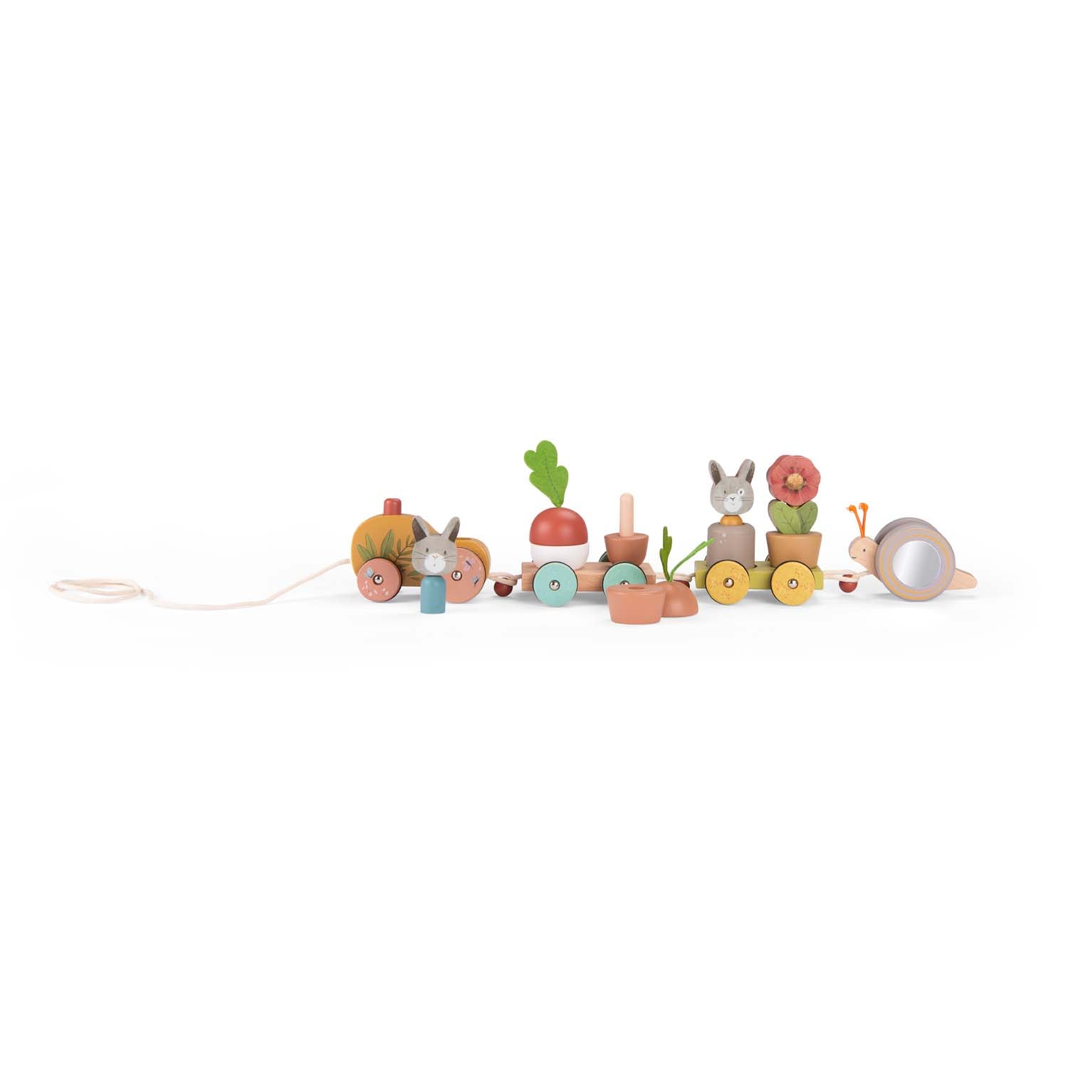 Trois Petits Lapins Pull-along Activity Train