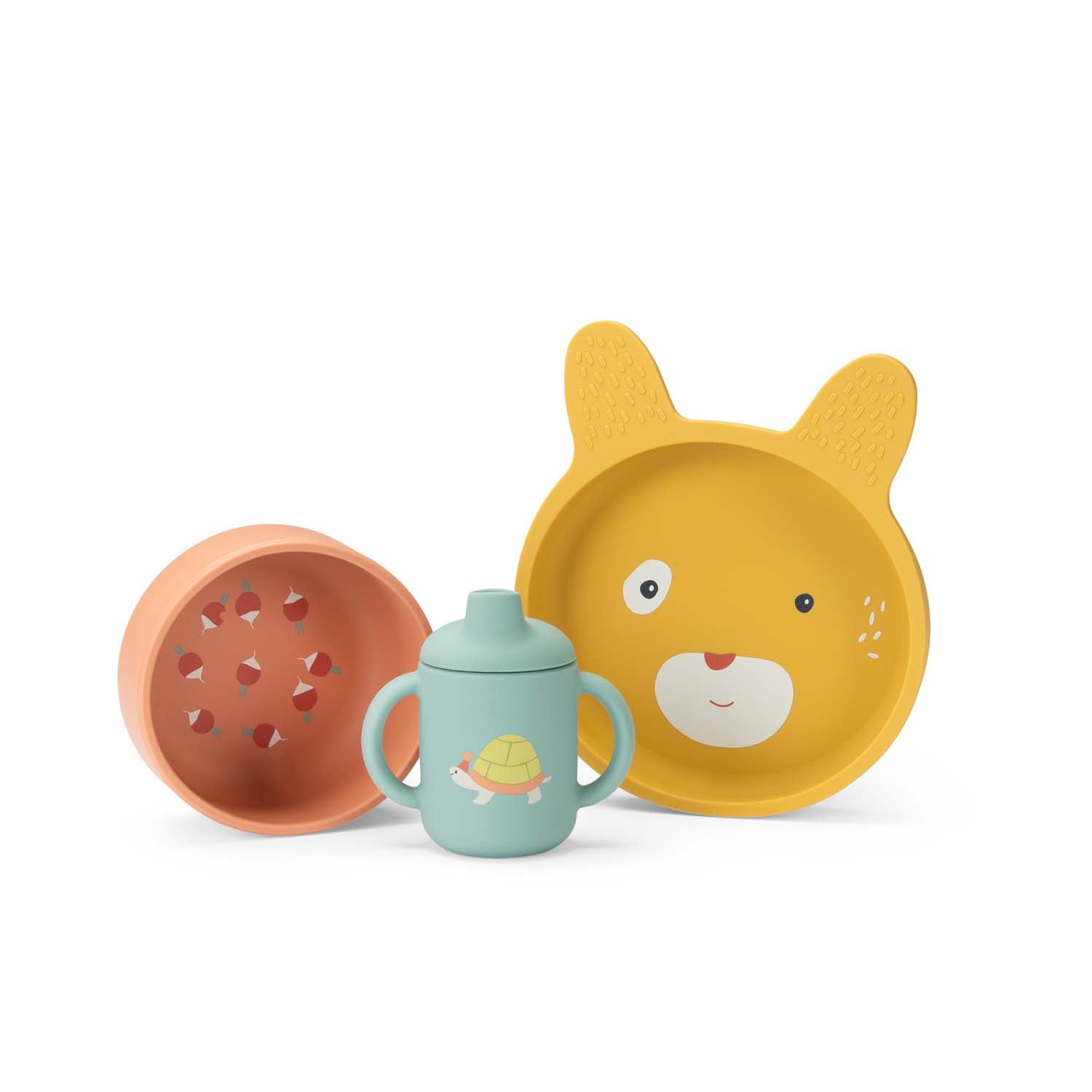 Trois Petits Lapins Silicone Tableware Set