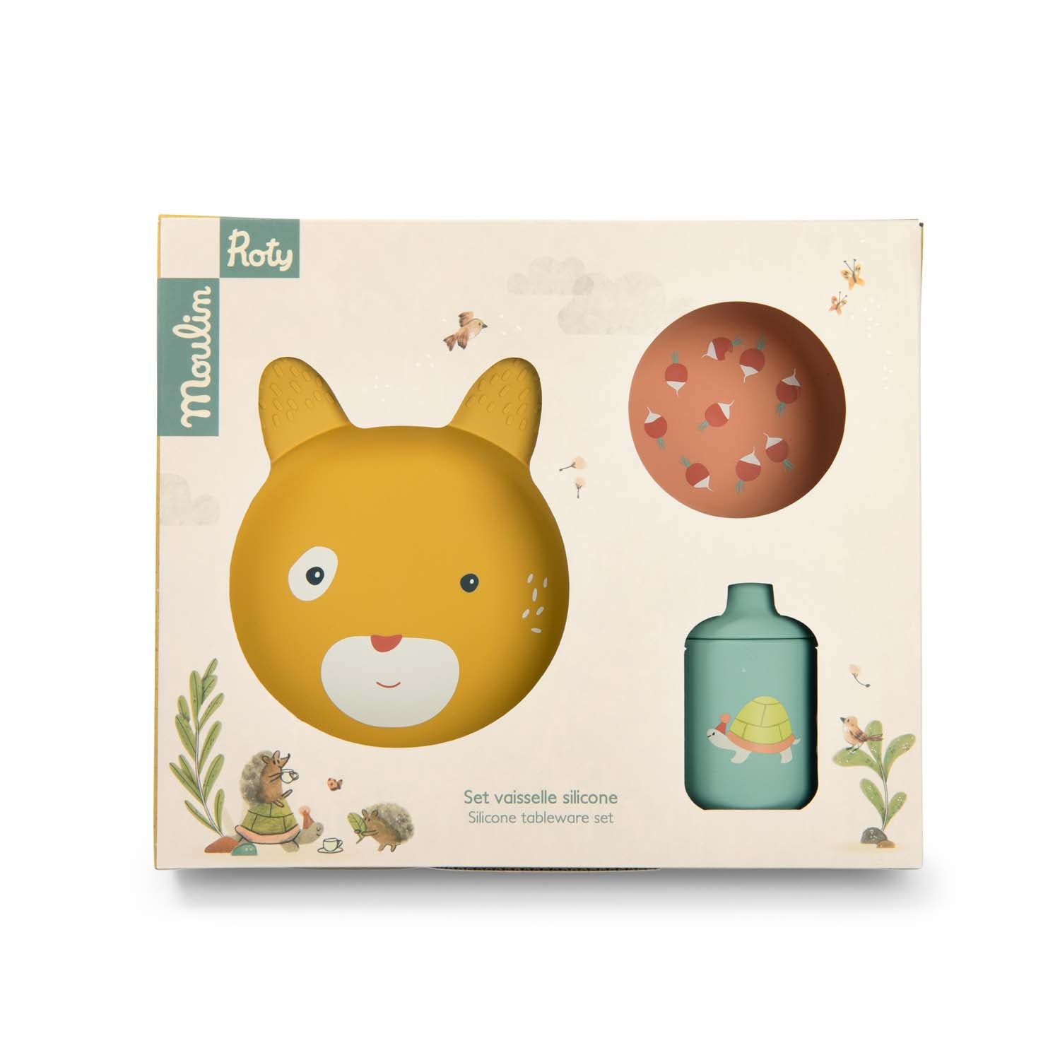 Trois Petits Lapins Silicone Tableware Set