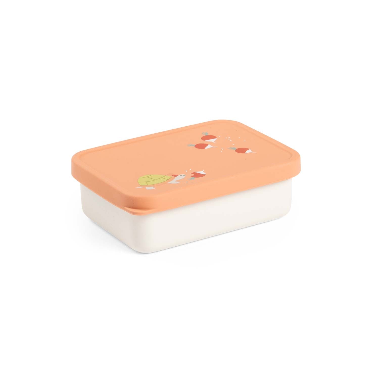 Trois Petits Lapins Silicone & Stainless Steel Snack Box