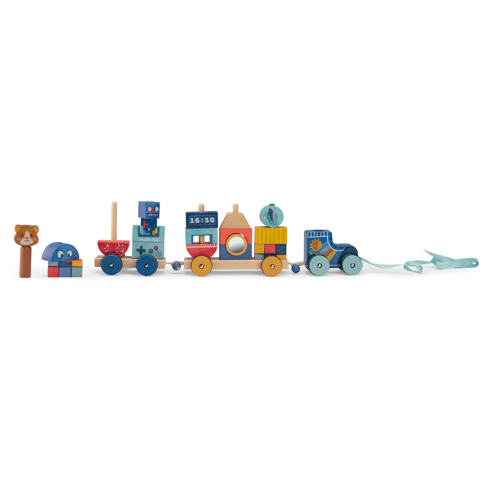 Puce & Pilou Pull-along Roller Train