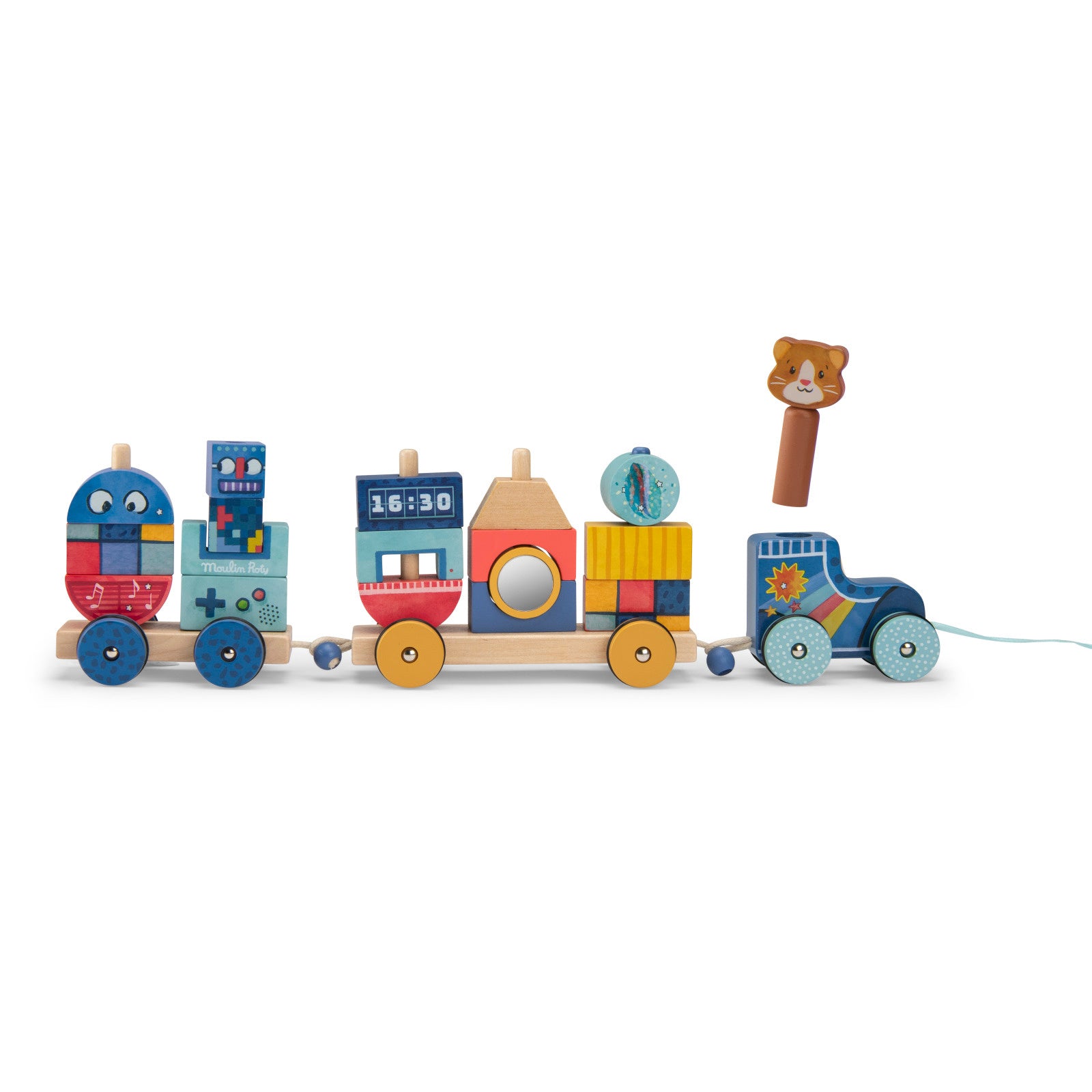 Puce & Pilou Pull-along Roller Train
