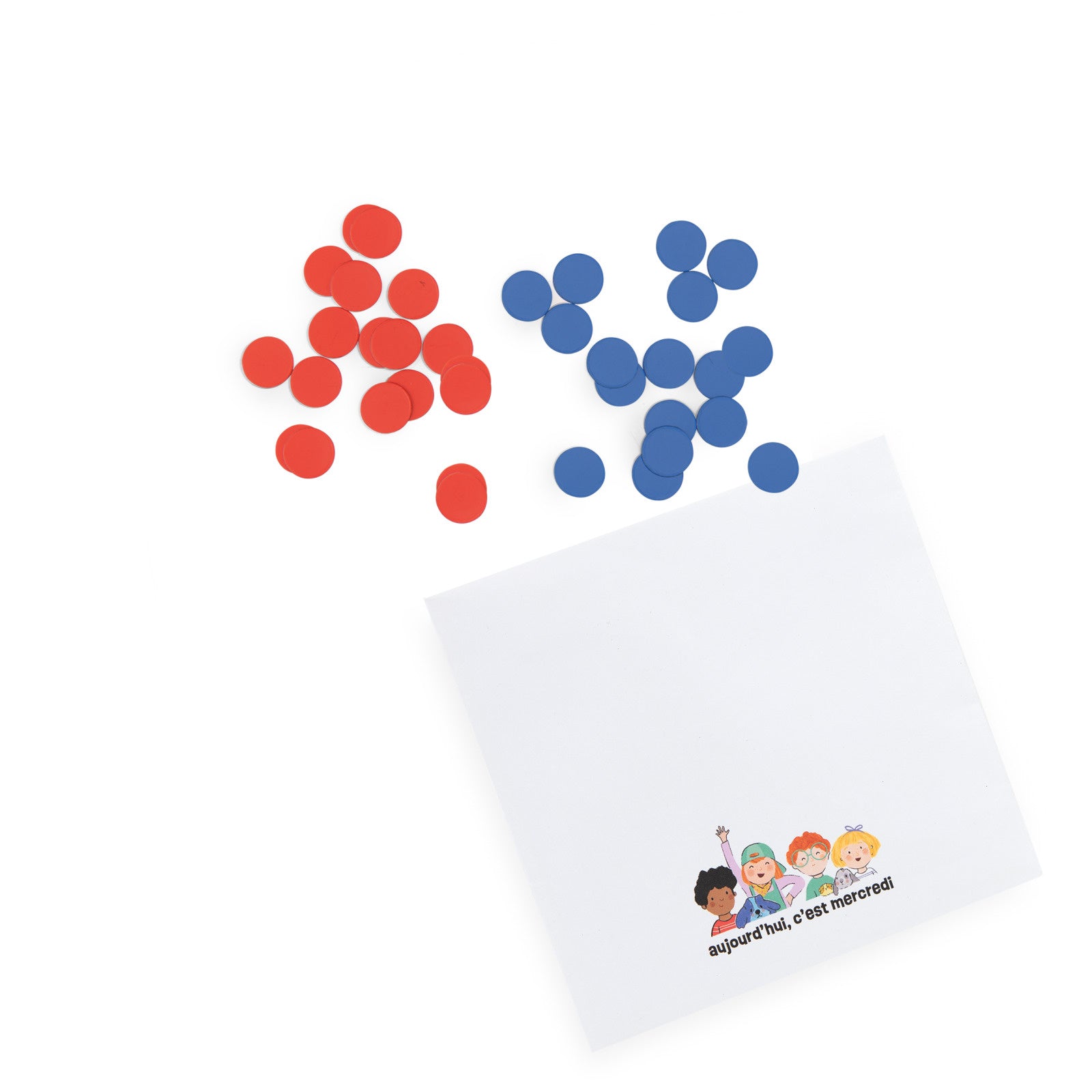 Aujourd'hui C'est Mercredi Magnetic 4-in-a-row Game