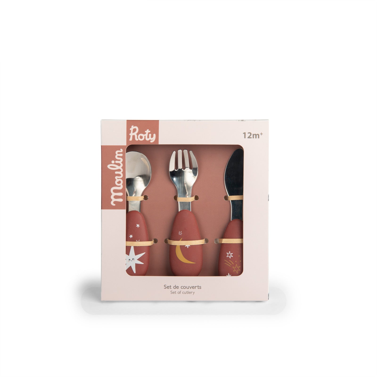 Après La Pluie Silicone & Stainless Steel Cutlery Set