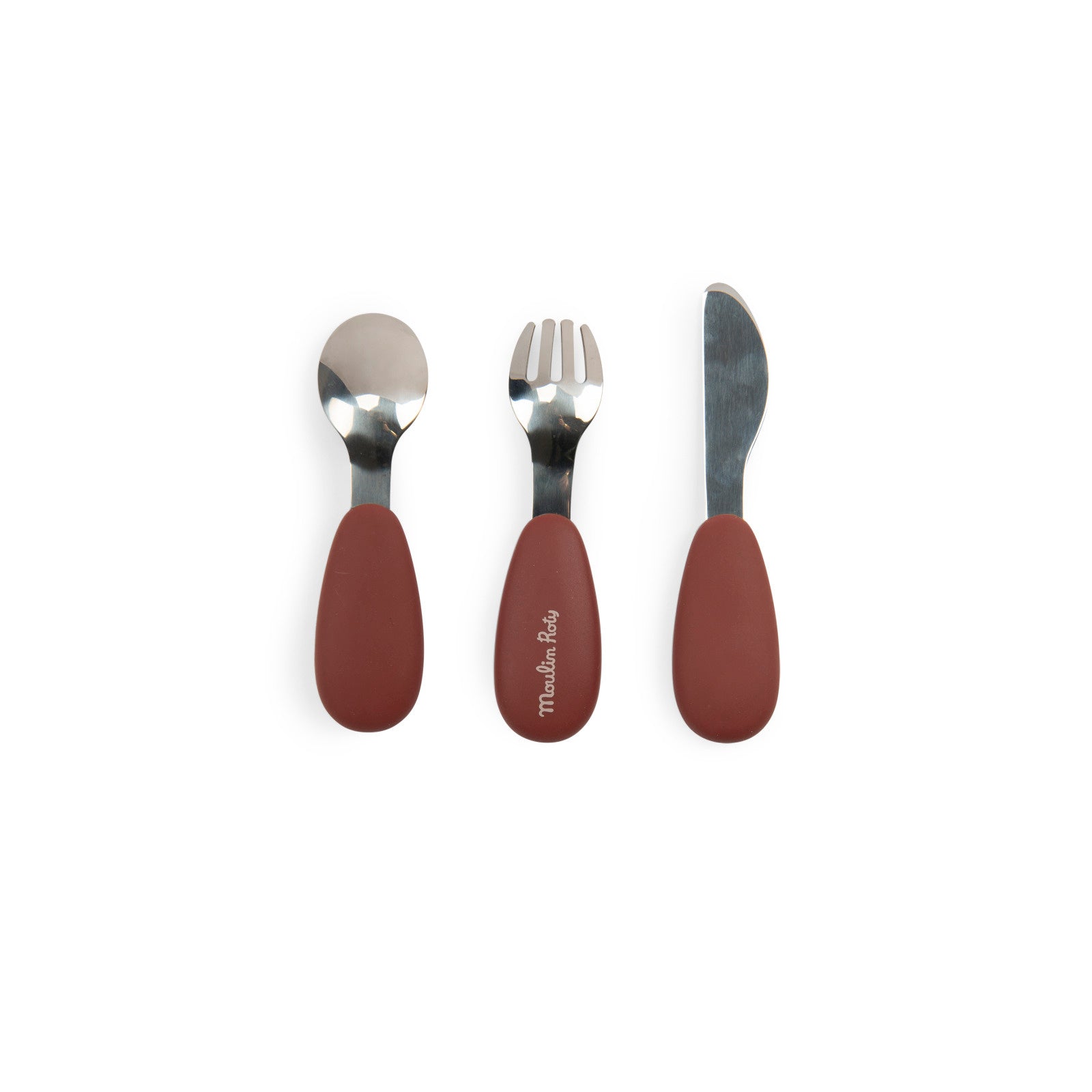 Après La Pluie Silicone & Stainless Steel Cutlery Set