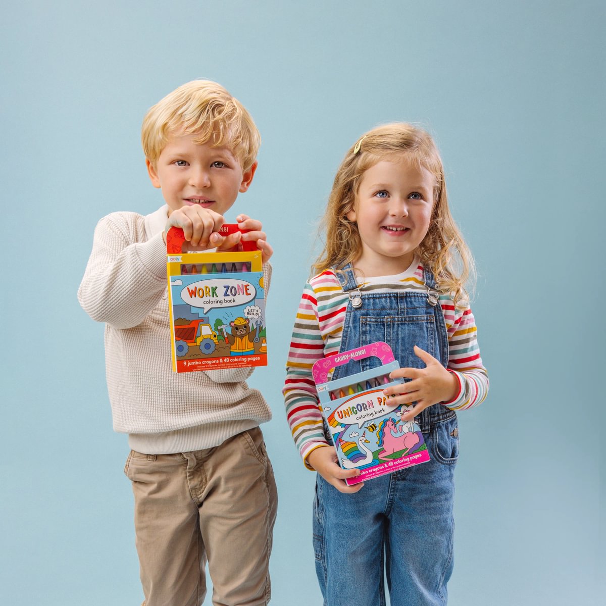 Carry Along Coloring Book Set - Unicorn Pals