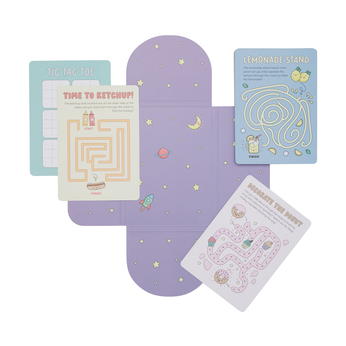 Paper Games Activity Cards - Mini Mazes