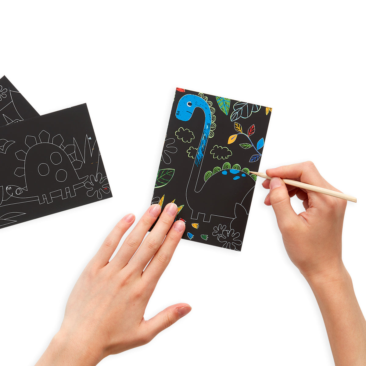 Mini Scratch & Scribble Art Kit - Dinosaur Days