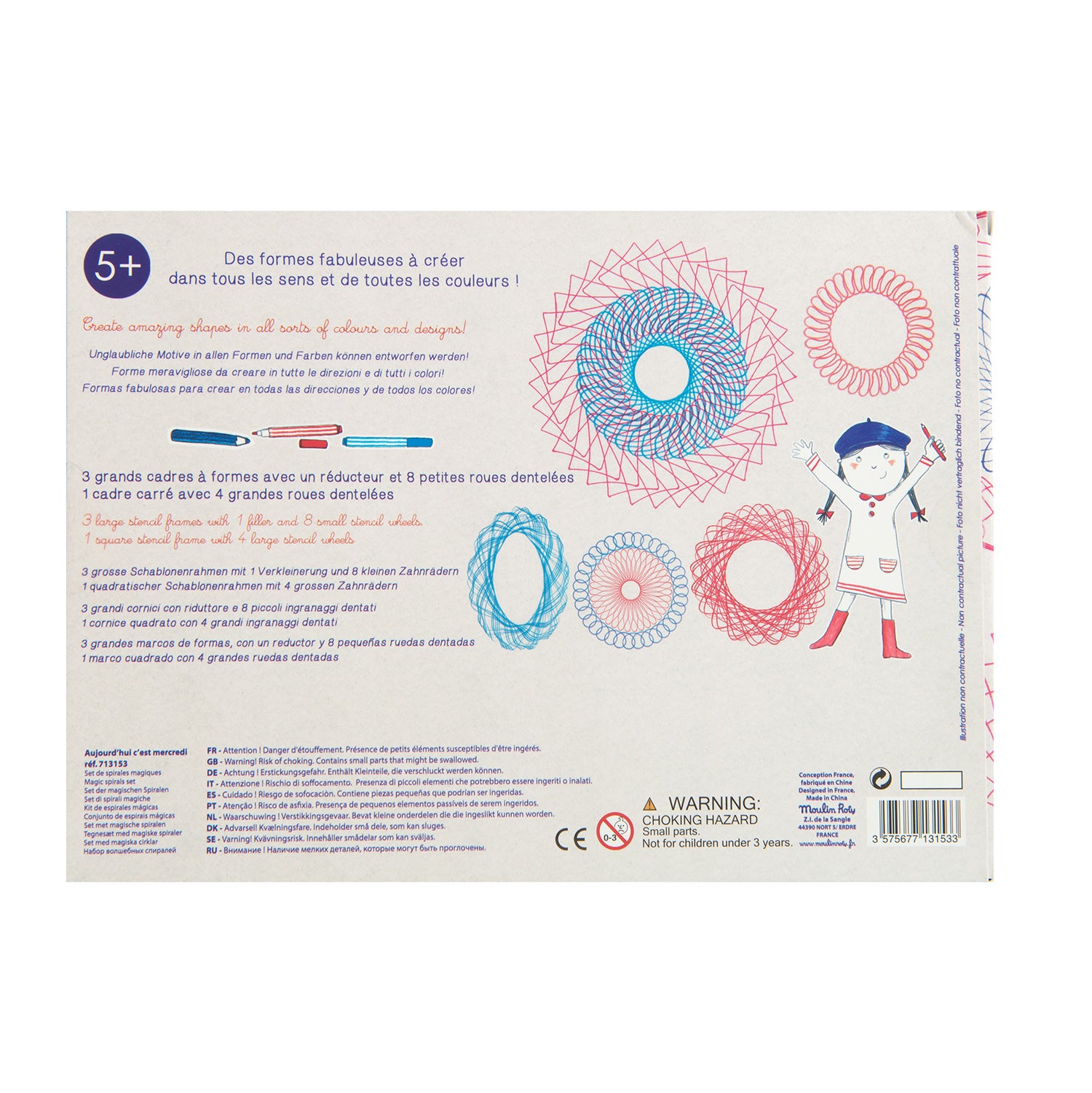 Aujourd'hui C'est Mercredi Magic Spirals Set